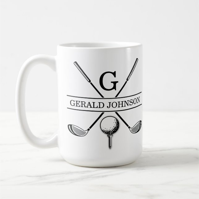 Mono-Modell für Golf-Design-Zwei-Tone-Kaffee-Tasse Kaffeetasse (Links)