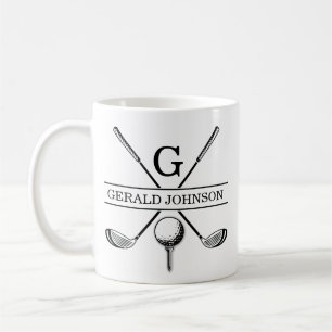 Mono-Modell für Golf-Design-Zwei-Tone-Kaffee-Tasse Kaffeetasse