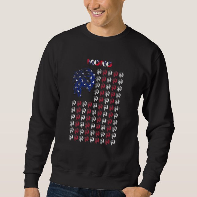 Mono Native Amerikanische Ureinwohner Chef der US- Sweatshirt (Vorderseite)