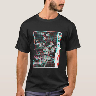 Mono No Aware Japanisch Glitch Otaku Vaporvawe T-Shirt