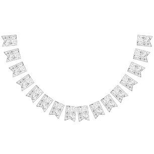 Monochrom der wild lebenden Blume Wimpelkette