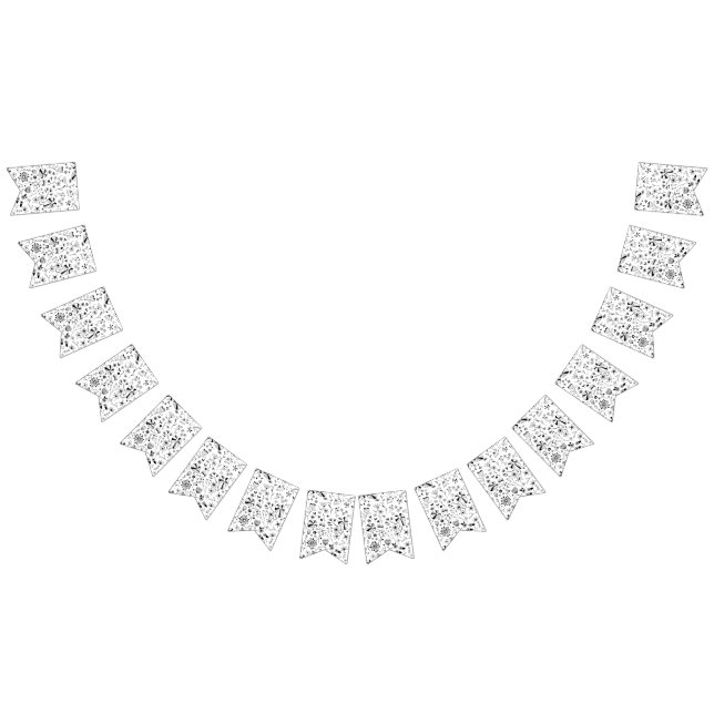 Monochrom der wild lebenden Blume Wimpelkette (Alle)