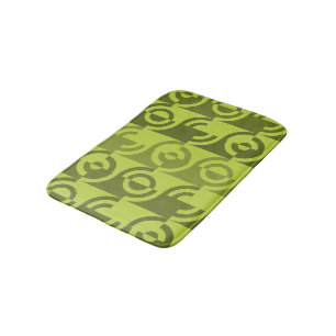 Monochrom-Schaltkreisdesign - Badermatte Badematte