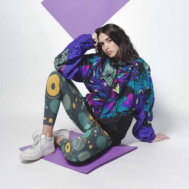 Monochrom Textil Capri Leggings (Von Creator hochgeladen)