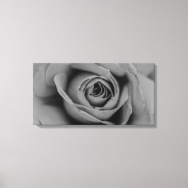 Monochromatische Rose Canvas Print Leinwanddruck