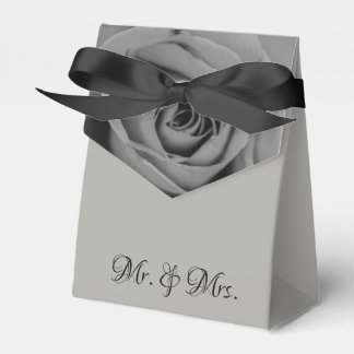 Monochromatische Rose & Mrs. Tent Favor Box Geschenkschachtel