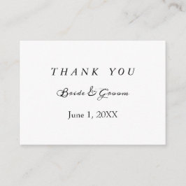 Monochromatische Treetops vielen Dank Begleitkarte