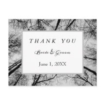 Monochromatische Treetops vielen Dank