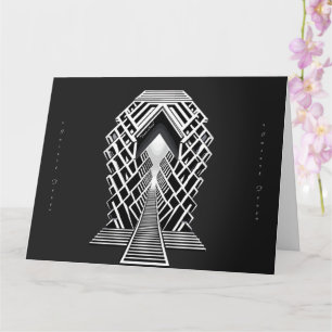 Monochromatische Treppe: Obelisk der Kontraste Karte