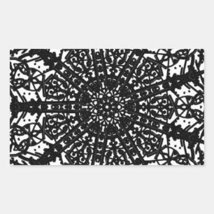 Monochromatischer Sticker