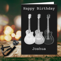 Monochrome Art Music Electric Gitarre Name Joshua