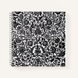 "Monochrome Blumen" Künstlerischer Hardcover Spira Notizbuch