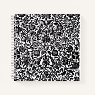"Monochrome Blumen" Künstlerischer Hardcover Spira Notizbuch