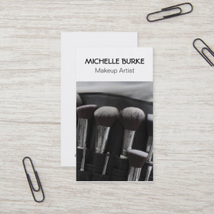 Monochrome Brush-Set   Makeup Artist Visitenkarte