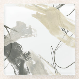 Monochrome Dynamik Glasuntersetzer