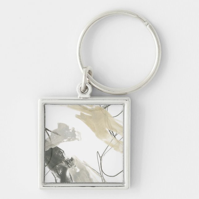 Monochrome Dynamik Schlüsselanhänger (Vorne)