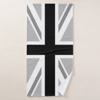 Monochrome Flagge der Britischen Gewerkschaft (Uni