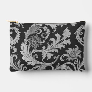 Monochrome Fleur Antique Muster Zubehörtasche