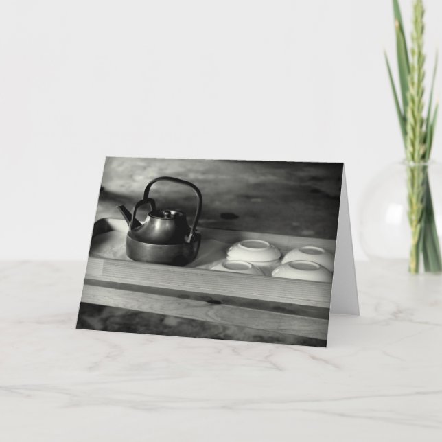 Monochrome Fotos aus Japan Karte (Vorderseite)