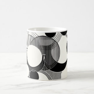 Monochrome geometrische Art - Minimalistischer Bla Kaffeetasse