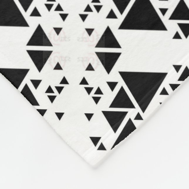 Monochrome geometrische Dreiecke Decke (Ecke)
