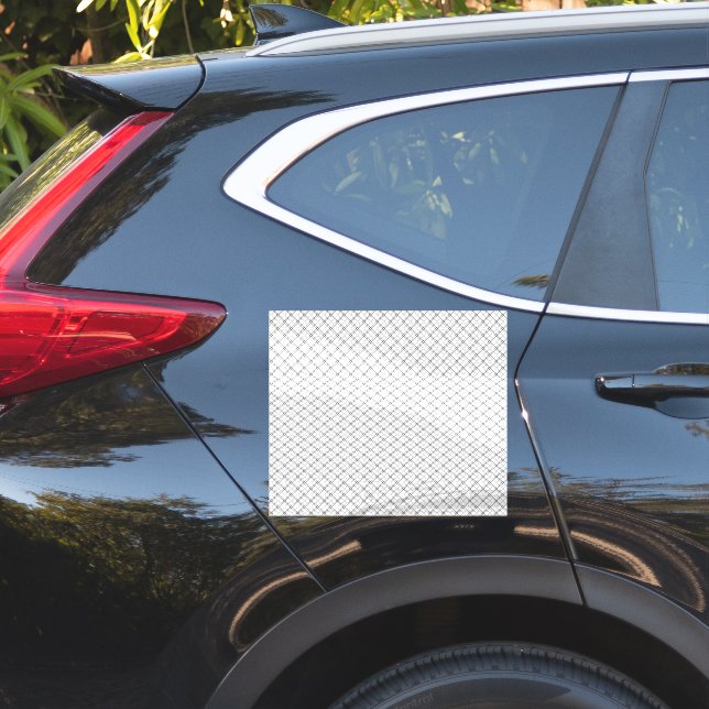 Monochrome geometrische Textur|Nahtloser Diamant-L Aufkleber (Auto Seite)