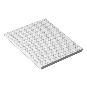 Monochrome geometrische Textur Nahtloser Diamant-L Notizblock