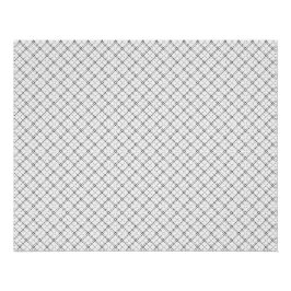 Monochrome geometrische Textur|Nahtloser Diamant-L Poster