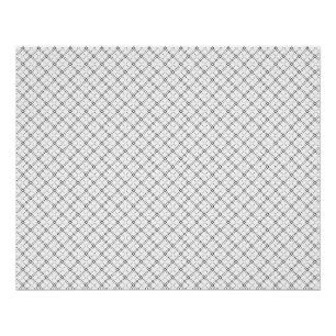 Monochrome geometrische Textur Nahtloser Diamant-L Poster