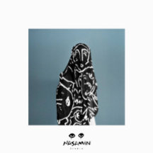 Monochrome Gesichtsscarf - handGezeichnet Crowdmus