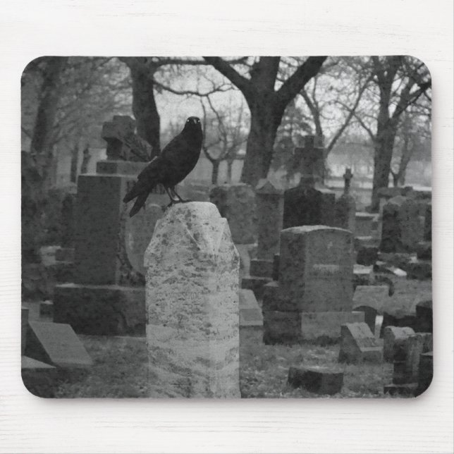 Monochrome Goth Mousepad (Vorne)
