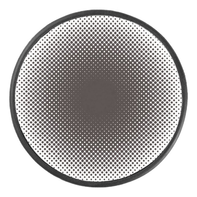 Monochrome Hockey-Puck Eishockey Puck (Vorderseite)