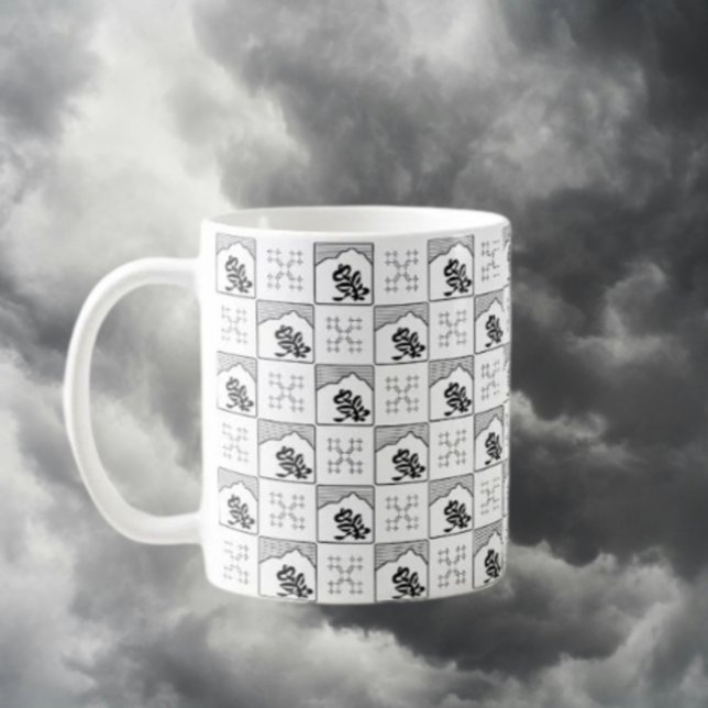 Monochrome Kaffeetasse (Von Creator hochgeladen)
