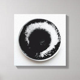 Monochrome Kaffeetextur abstrakt Art 15 Leinwanddruck