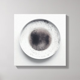 Monochrome Kaffeetextur abstrakt Art. 3 Leinwanddruck