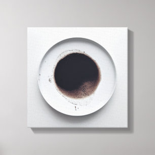 Monochrome Kaffeetextur abstrakt Art. 5 Leinwanddruck