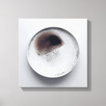 Monochrome Kaffeetextur abstrakt Art 6