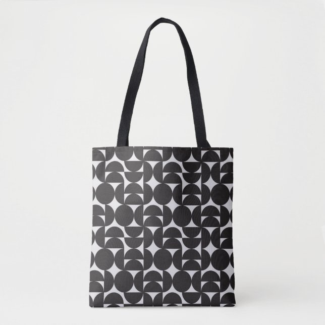 monochrome Kunstform Geometrie Mitte des Jahrhunde (Vorderseite)