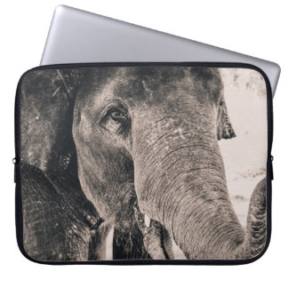 MONOCHROME MACRO ELEPHANT LAPTOPSCHUTZHÜLLE