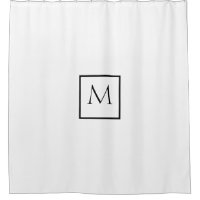 Monochrome Minimalistisch-Rectangle-Monogramm