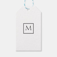 Monochrome Minimalistisch-Rectangle-Monogramm
