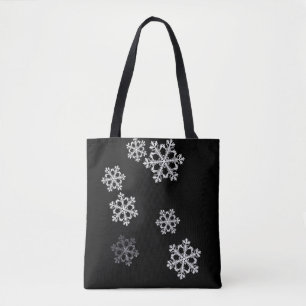 Monochrome Minimalistisch Snowflake Weihnachtsmust