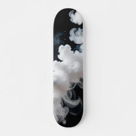 Monochrome Rauchwolke-Skateboard Skateboard
