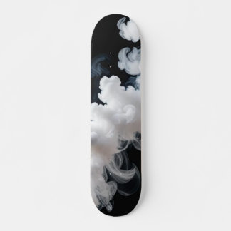 Monochrome Rauchwolke-Skateboard Skateboard