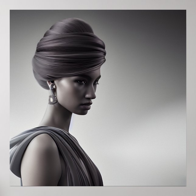 Monochrome Schwarzweißbilder Poster (Vorne)