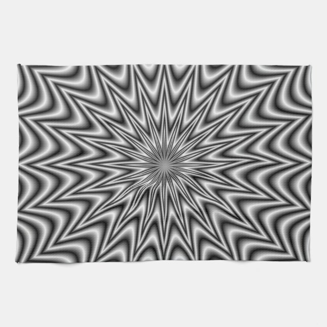 Monochrome Star Küchentücher (Horizontal)