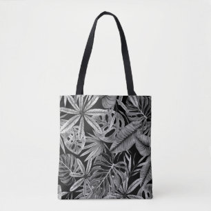Monochrome tropische, Aquarellfarben Blätter Textu