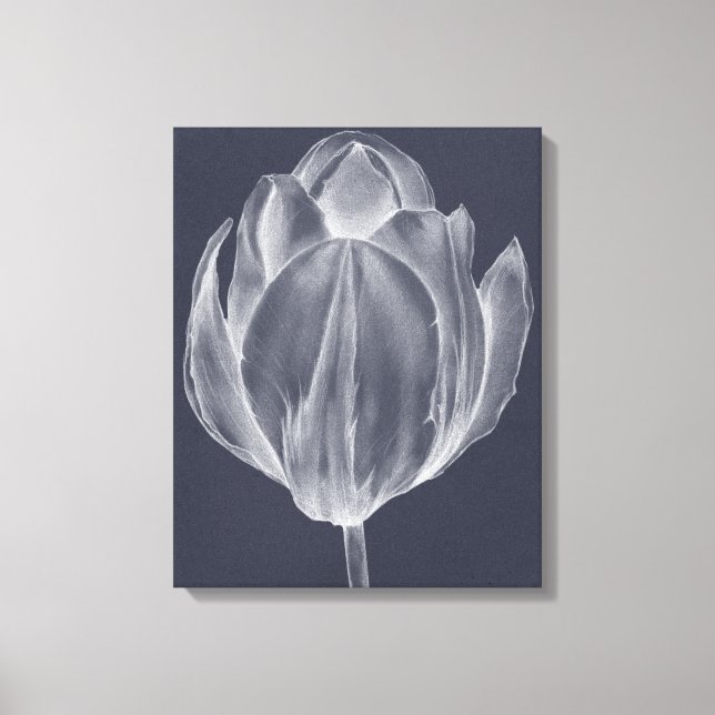 Monochrome Tulip I Leinwanddruck (Vorderseite)