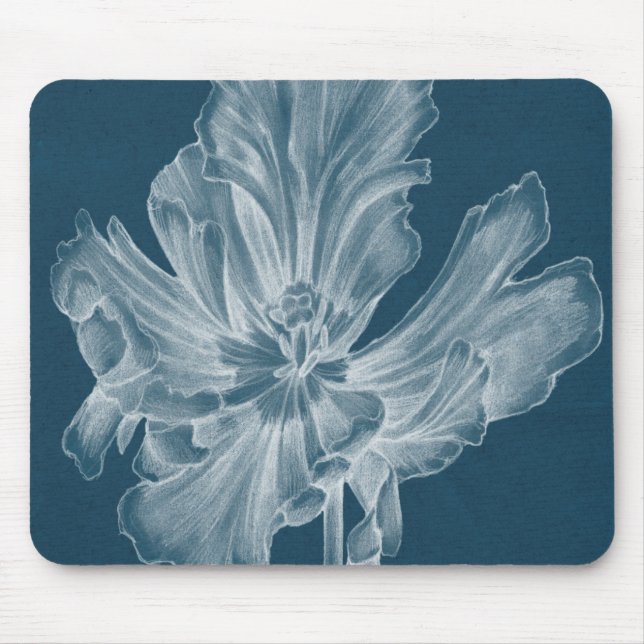 Monochrome Tulip II Mousepad (Vorne)