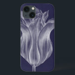 Monochrome Tulip III Case-Mate iPhone Hülle<br><div class="desc">floral</div>